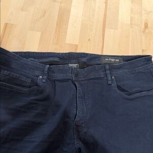 Classic Navy Slim Straight Jeans